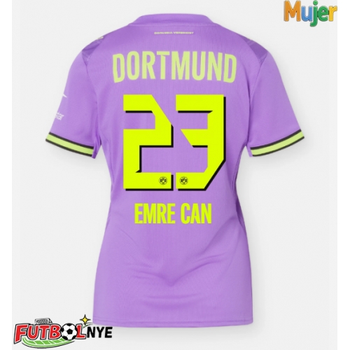 Camiseta Borussia Dortmund Emre Can #23 Tercera Equipación para mujer 2026-27 manga corta